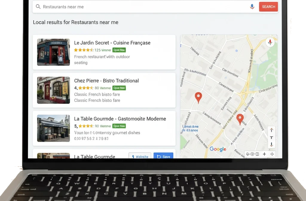 Référencement local : comment devenir visible là où vos clients vous cherchent vraiment.